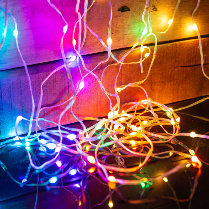 Șir de lumină inteligentă - USB - 50 LED-uri RGBIC - 5 m - Bluetooth cu mod muzică - IP65 [4]
