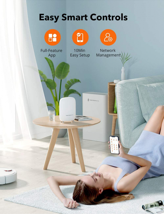 Sistem Wi-Fi Mesh Taotronics Tri-Band (2-pack) AC3000 Gigabit cu acoperire completa pentru casa [3]