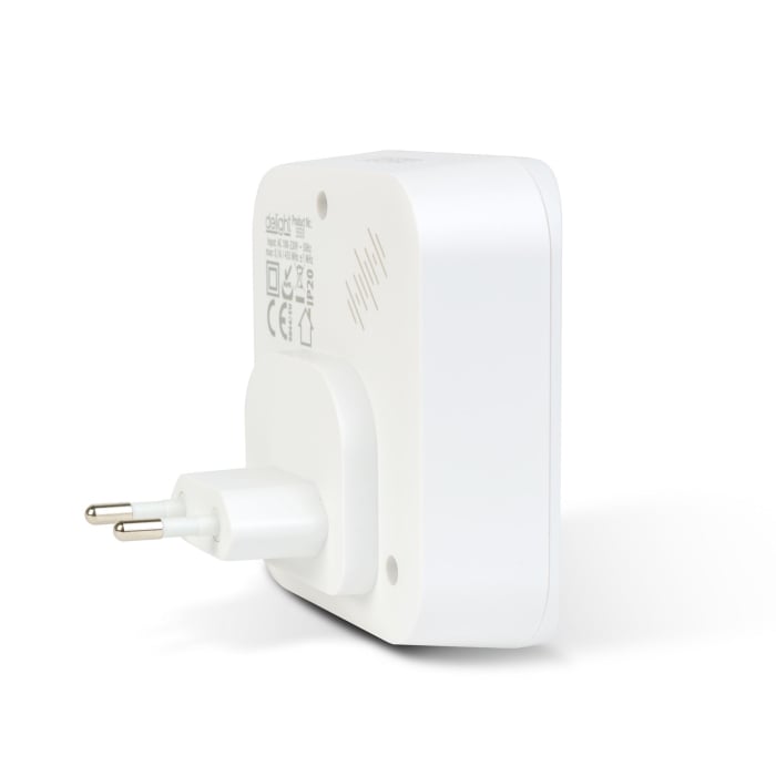 Sonerie wireless Kinetic fără baterii – 1 buton + 1 receptor – Alb cu LED albastru - 55331WH [3]