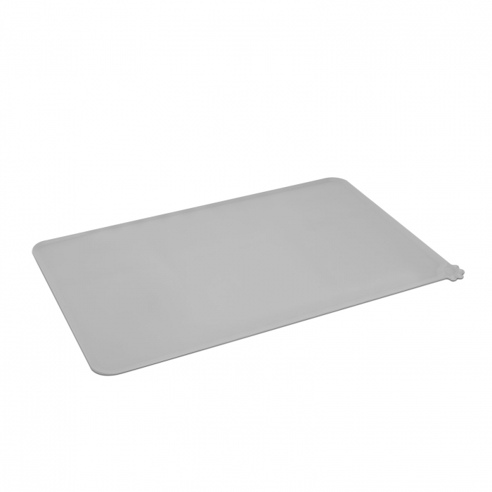 Pres antiderapant pentru bolul de hranire animale de companie - 48 x 30 cm, culoare gri [2]