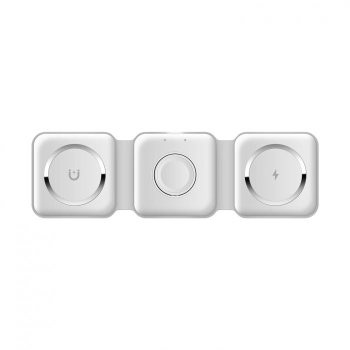 Statie incarcare wireless compatibila Apple iPhone, castile AirPods si Apple Watch - 3 in 1 - Bewello [2]