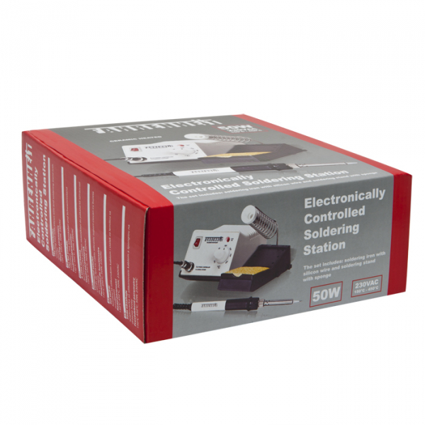 Statie de lipit analogica, reglaj manual temperatura 150-450 °C, 230 V, 50W - Fahrenheit  [2]