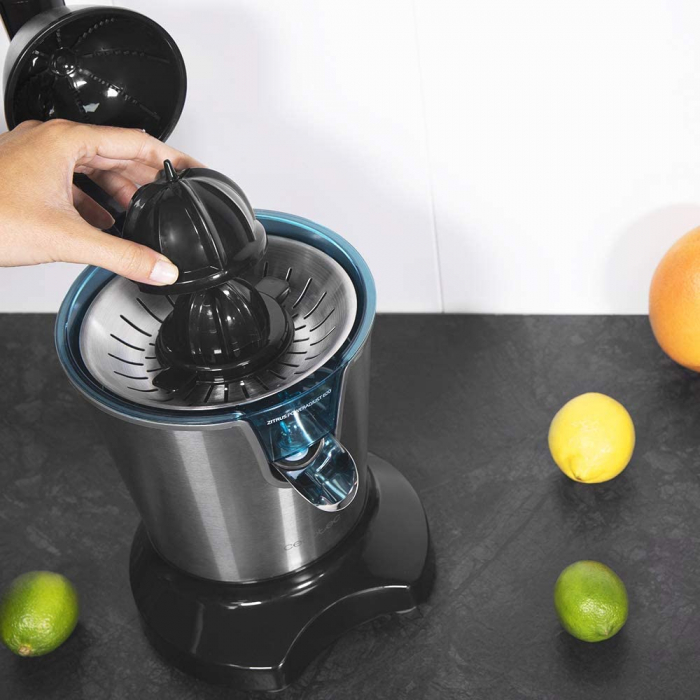 Storcator de citrice Cecotec Zitrus PowerAdjust 600, 600w, Anti picurare, 2 conuri, filtru reglabil - Negru [4]