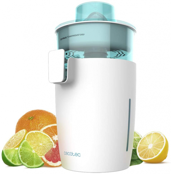 Storcator de citrice Cecotec Zitrus TowerAdjust Easy, 350W filtru pulpa reglabil, BPA free, Alb [4]