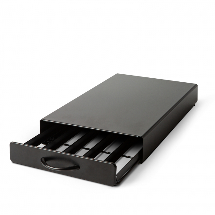 Suport metalic pentru 50 capsule de cafea Nespresso - 365 x 214 x 60 mm - negru mat [3]