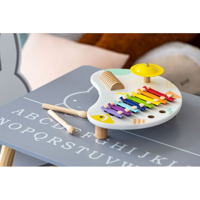 Tabla din lemn cu 3 instrumente Ecotoys 3655 [2]