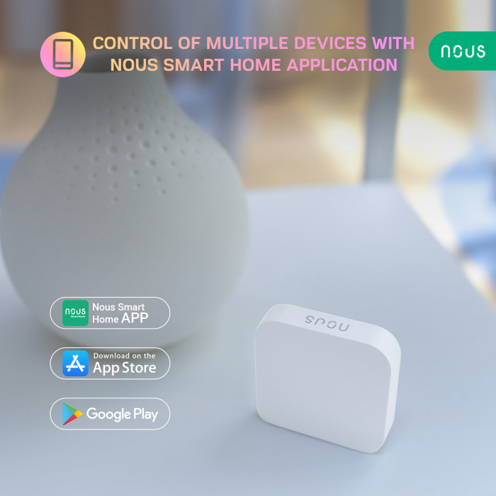 Telecomanda Nous LZ4 Wifi, ZigBee 3.0 compatibila Nous Smart App și Tuya Smart Life Apps [3]