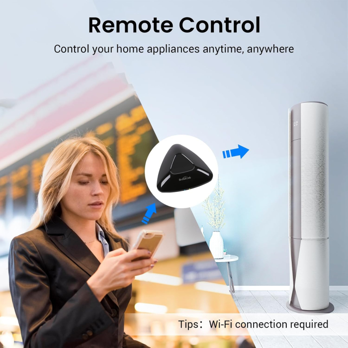 Telecomanda universala inteligenta BroadLink RM MAX, Wi-Fi, BLE, IR RF, Compatibil cu Google Home, Alexa [6]