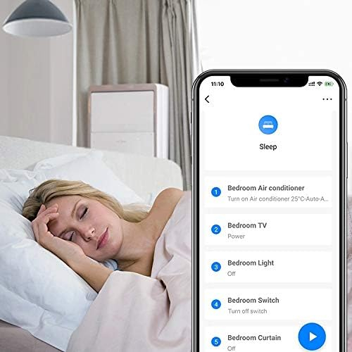 Telecomanda universala inteligenta BroadLink RM4C Mini, IR, Wi-Fi, Amazon Alexa si Google Home, pentru aer conditionat, televizor, audio [6]