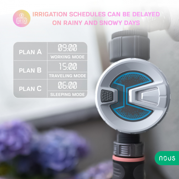 Temporizator inteligent pentru irigare Nous L11, Bluetooth [6]