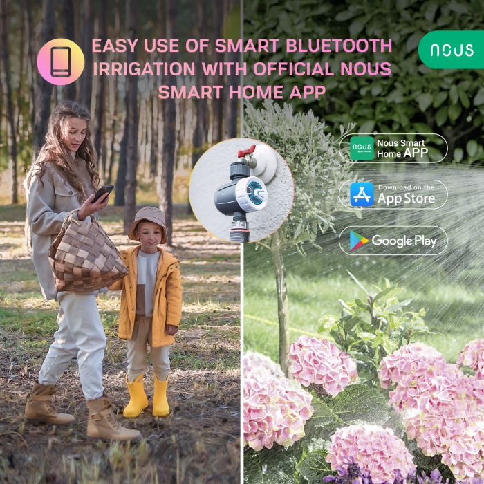 Temporizator inteligent pentru irigare Nous L11, Bluetooth [3]