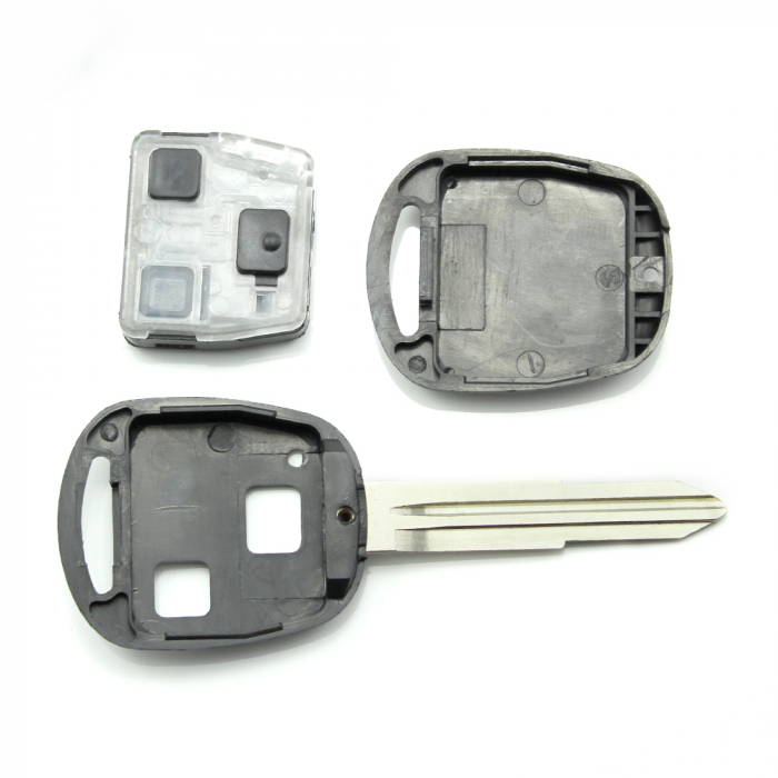 Toyota: carcasă cheie, 2 butoane, lamă TOY41-SH2 (fără logo) [3]