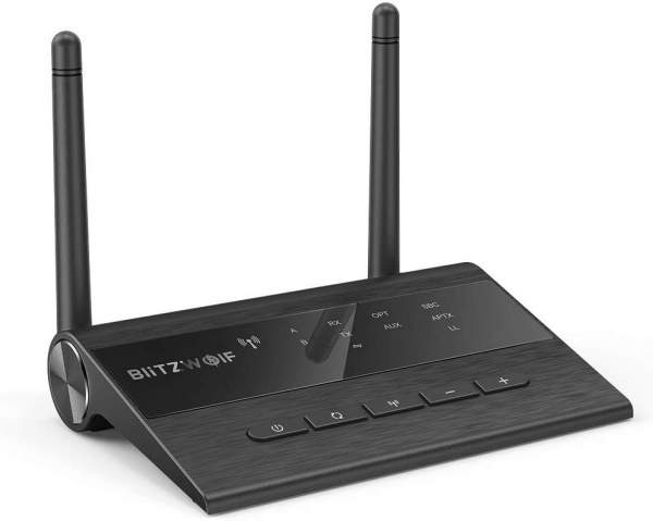 Transmitator si Receptor Audio BlitzWolf BW-BR5 Bluetooth 5.0, Cablu Optic Jack 3.5mm, conectare multipla [2]