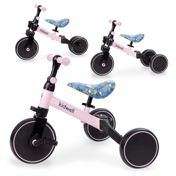 Tricicleta cu pedale 3 in 1 Kidwell Pico Flower [3]