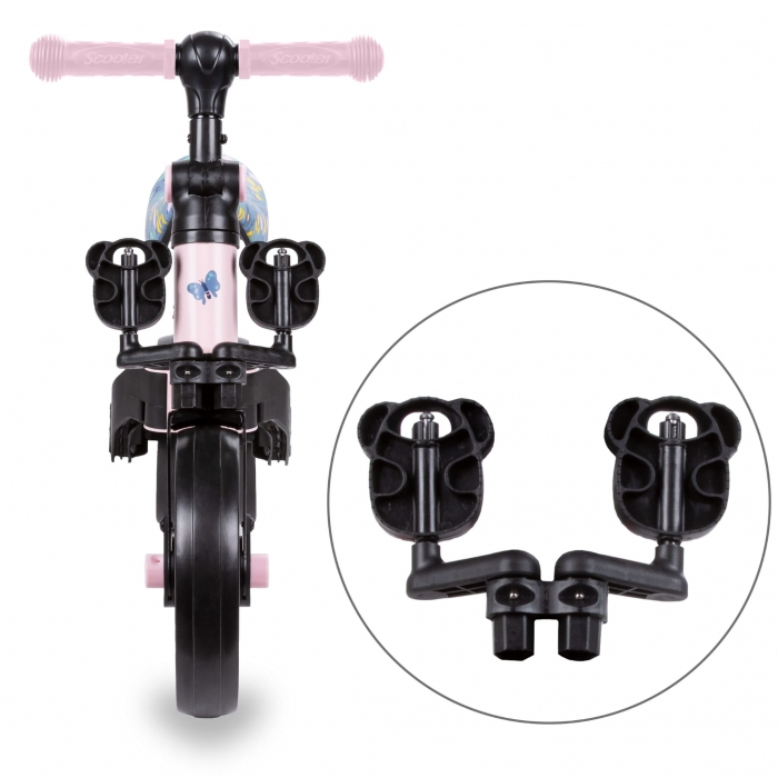 Tricicleta cu pedale 3 in 1 Kidwell Pico Flower [6]