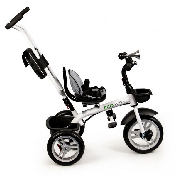 Tricicleta cu sezut reversibil Ecotoys JM-322 - Gri [6]
