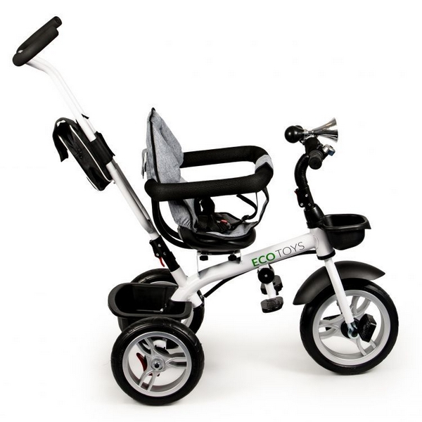 Tricicleta cu sezut reversibil Ecotoys JM-322 - Gri [5]