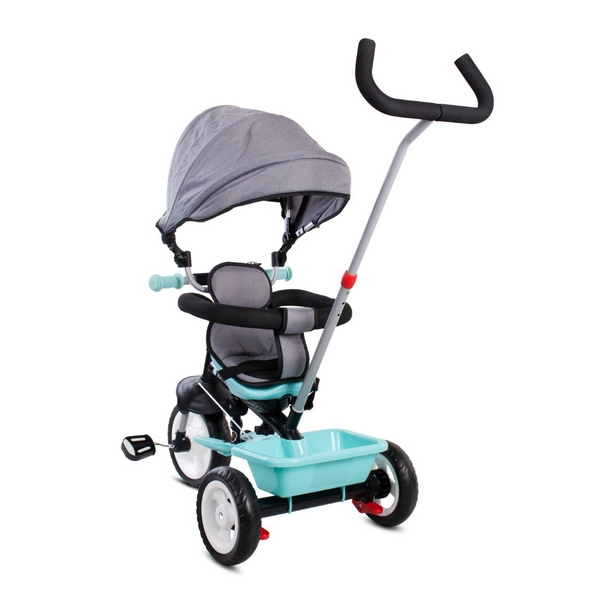 Tricicleta cu sezut reversibil Sun Baby 017 Fresh 360 - Turquoise Grey [5]