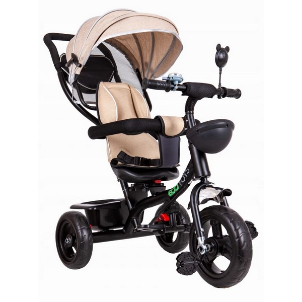 Tricicleta cu sezut rotativ Ecotoys JM-066-9 - Bej [2]