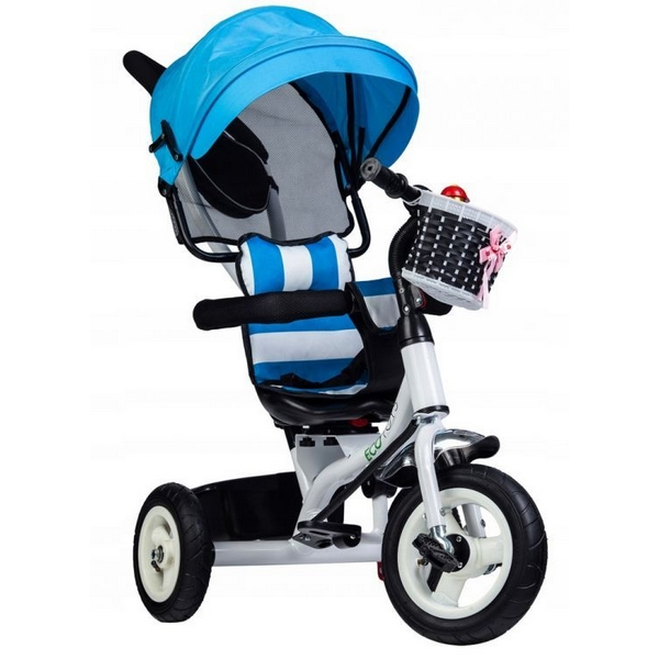 Tricicleta cu sezut rotativ Ecotoys JM-066-9L - Albastra [4]