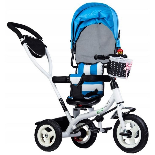 Tricicleta cu sezut rotativ Ecotoys JM-066-9L - Albastra [5]