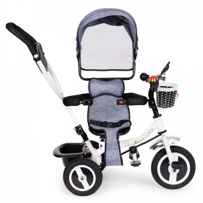 Tricicleta cu sezut rotativ Ecotoys JM-066-9L - Gri [4]