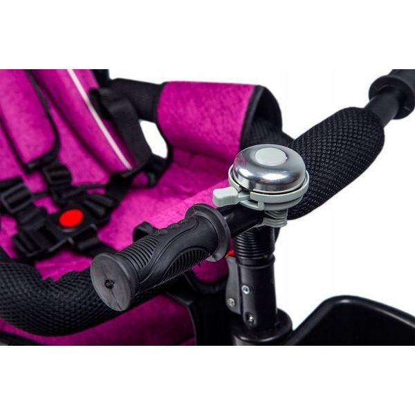 Tricicleta cu sezut rotativ Ecotoys JM-068-17 - Roz [4]