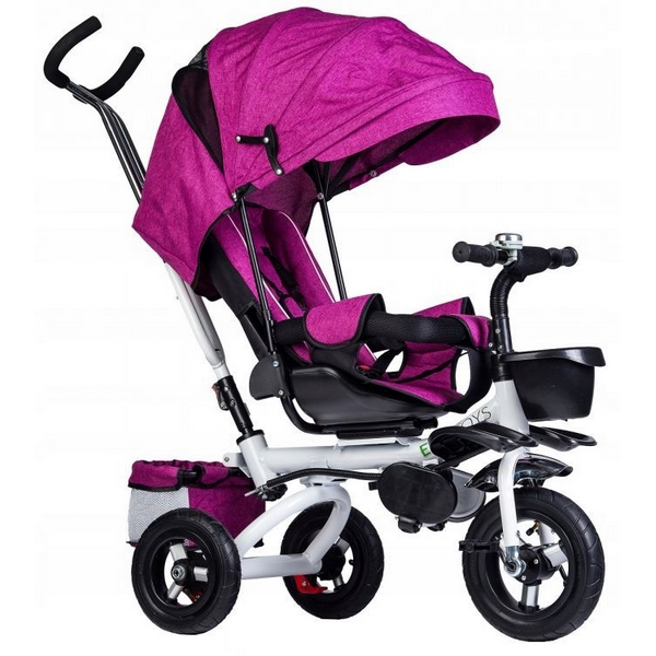 Tricicleta cu sezut rotativ Ecotoys JM-068-17 - Roz [2]