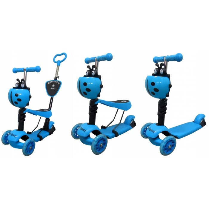 Trotineta 5 in 1 R-Sport H3 - Albastru [2]