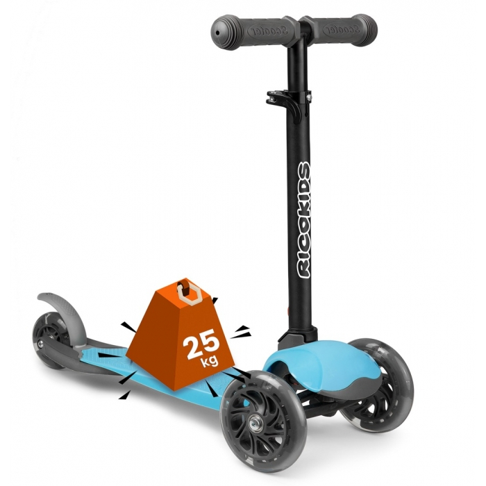 Trotineta cu roti cu LED Ricokids Loco 765100 - Albastru [7]