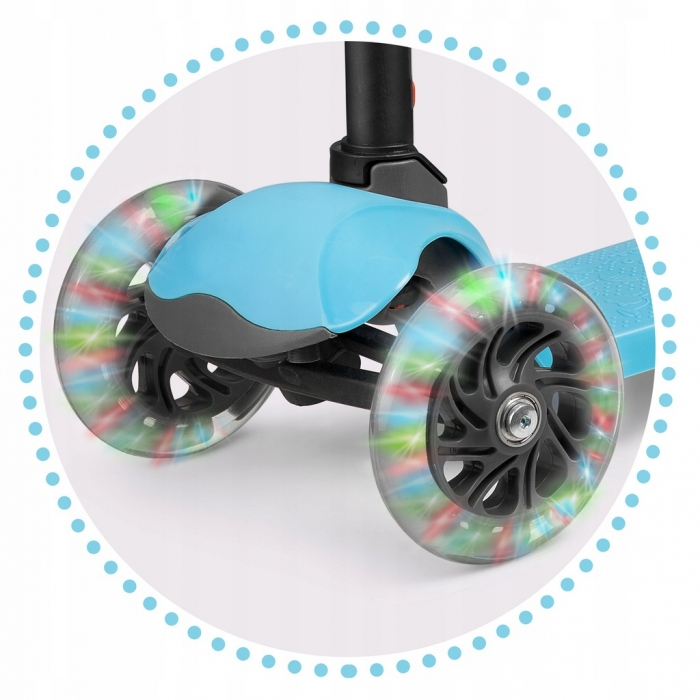 Trotineta cu roti cu LED Ricokids Loco 765100 - Albastru [2]