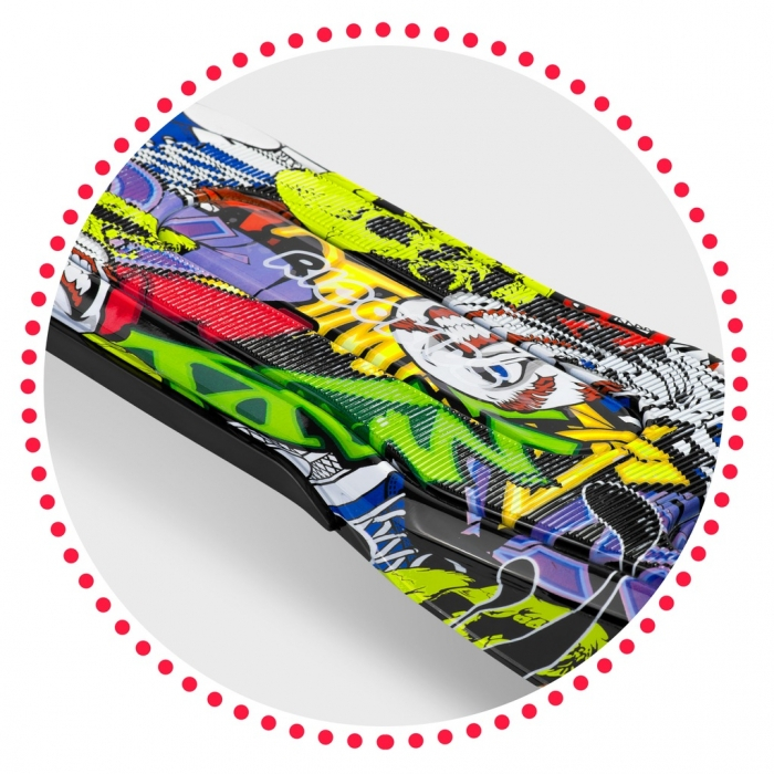 Trotineta cu roti cu LED Ricokids Piko 765011 - Negru - Galben [4]