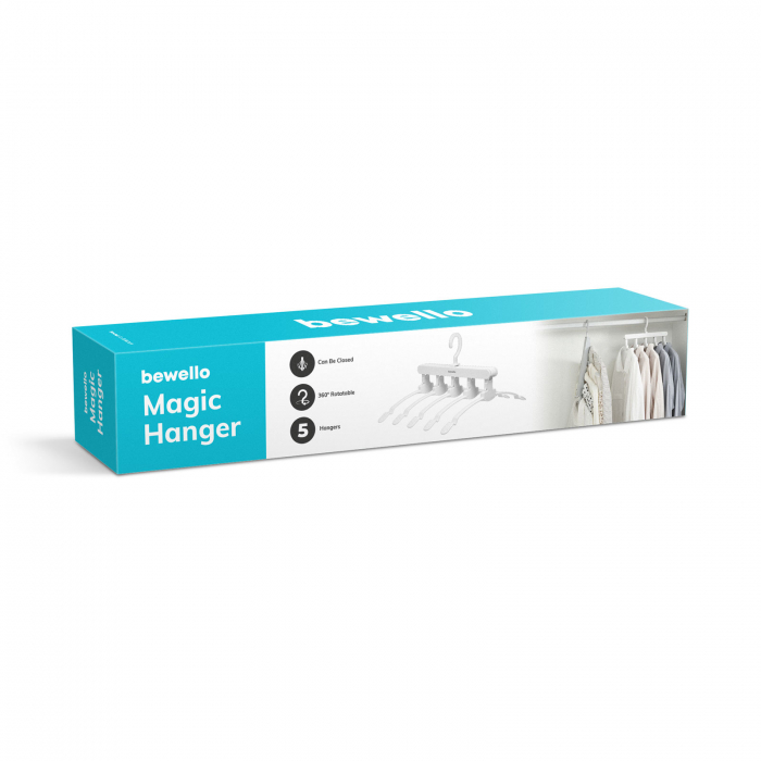 Set umerase organizator pentru haine care economisește spațiu - 5 umerase [4]
