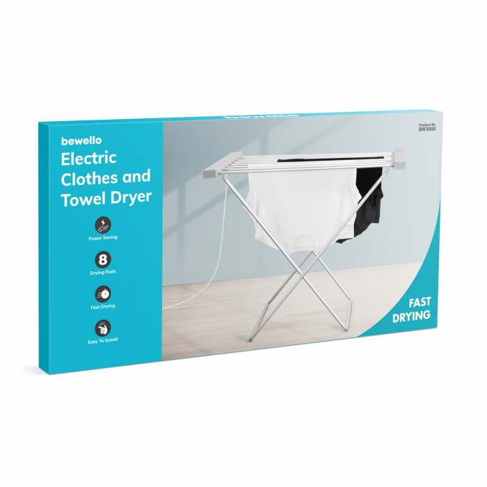 Uscător electric de haine și prosoape pentru interior - 230V, 100W [3]
