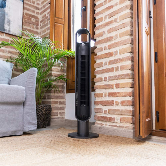 Ventilator turn cu ionizare Cecotec EnergySilence 9190 SkyLine Ionic Connected, Smart, 60W, Silentios, 3 viteze, Telecomanda , Control Wi-Fi [3]