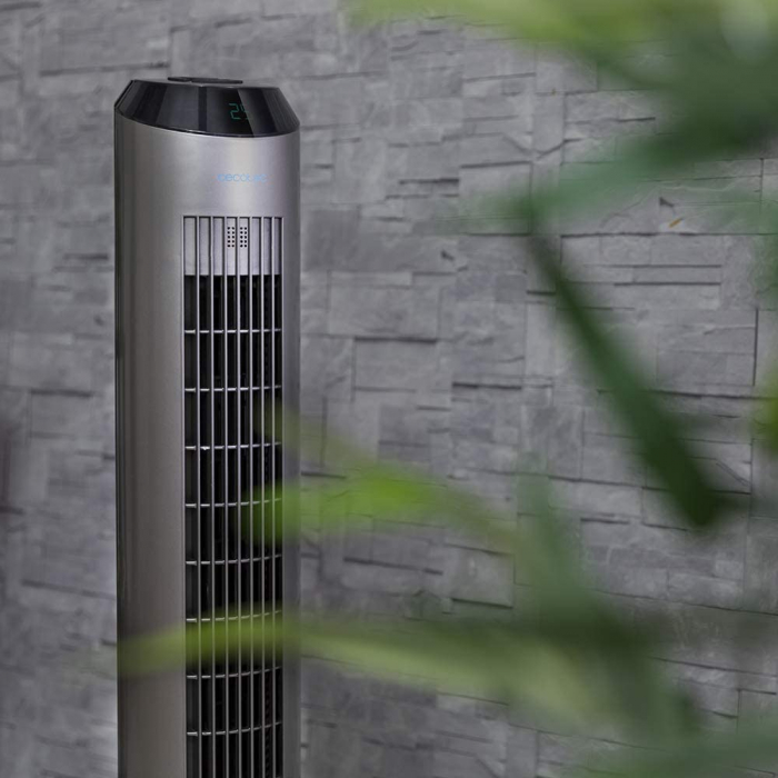 Ventilator turn cu ionizare Cecotec EnergySilence 8190 Skyline Ionic, 60W, Silentios, 3 viteze, Telecomanda [3]