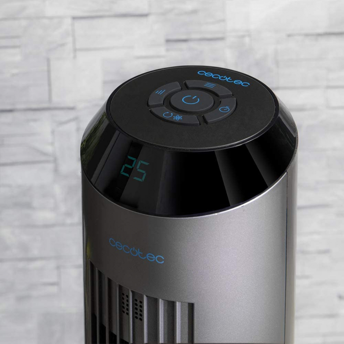 Ventilator turn cu ionizare Cecotec EnergySilence 8190 Skyline Ionic, 60W, Silentios, 3 viteze, Telecomanda [6]