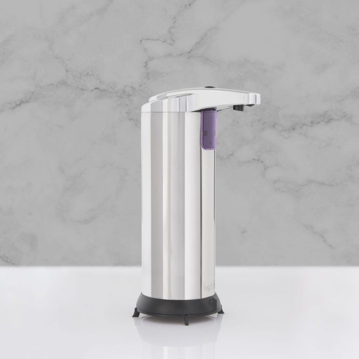 Dozator automat de săpun lichid - 220 ml- stand alone, cu baterie, crom lucios - Vog und Arths - [3]