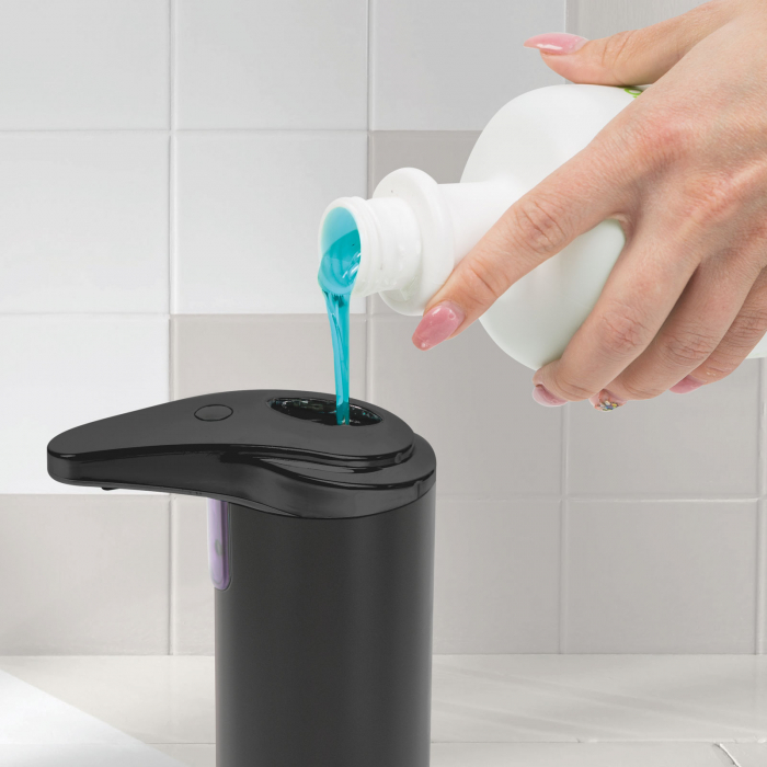 Vog und Arths - Dozator automat de săpun lichid - 220 ml- stand alone, cu baterie - negru mat [3]