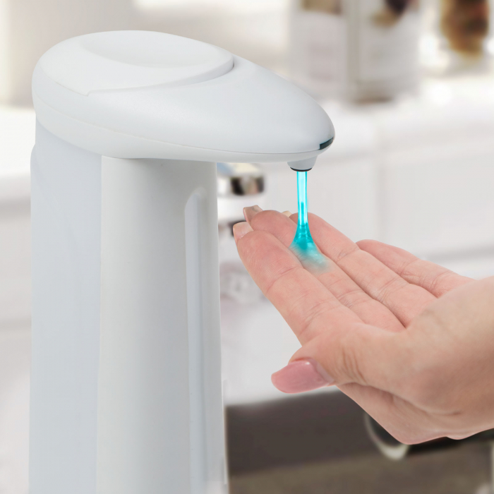 Vog und Arths - Dozator automat de săpun lichid - 360 ml - stand alone, cu baterie - alb [2]