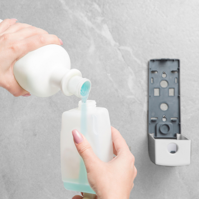Vog und Arths - Dozator manual de săpun lichid - 350 ml, de perete -alb [4]