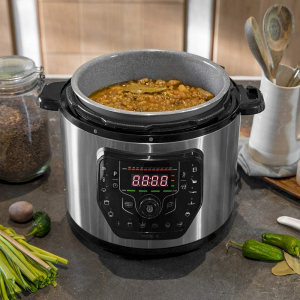 Multicooker cu gatire la presiune Cecotec GM H, 1000 W, 6 L, 19 de programe, Vas antiadeziv detasabil [7]
