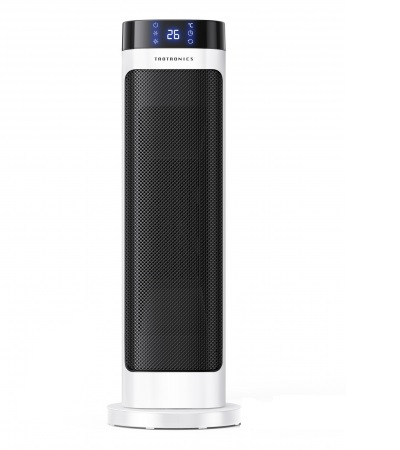 Radiatoare, seminee, aeroterme - Aeroterma Ceramica TaoTronics TT-HE018, 2000W, 3 niveluri, Telecomanda, Control Touch