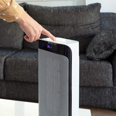 Aeroterma oscilanta Ceramica Cecotec ReadyWarm 6600 Ceramic Style Smart, 2000 W, telecomanda [6]