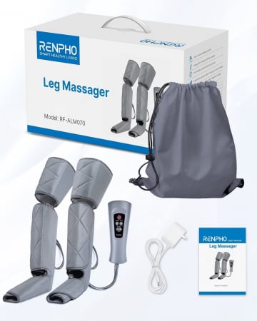 Aparat de masaj picioare Renpho ALM070, 6 moduri, 4 intensitati, circulatie si ameliorarea durerii, compresie aer, relaxarea musculara [3]