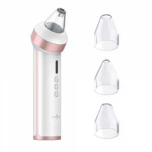 Produse cu pret intre 150 si 250 lei - Aparat vacuum multifunctional Anjou AJ-PCA015 Indepartare Puncte Negre, Anti Acnee, Aspirator cosuri, Curatare pori, 4 capete detasabile