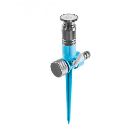 Furtune si accesorii stropire - Aspersor Cellfast CONTI IDEAL, reglabil 0 - 360, cu tarus, acoperire pina la 79m2