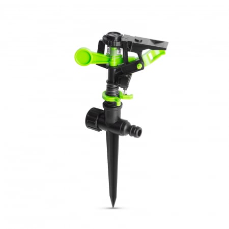 Furtune si accesorii stropire - Aspersor de impuls pentru gradină - plastic - max. 20 m - 27,4 x 12,5 x 5,3 cm