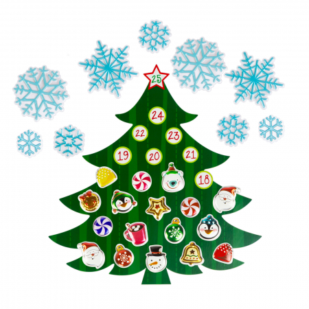 Produse de Craciun - Autocolant de perete, de Crăciun - calendar de advent