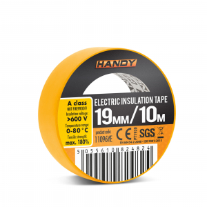 Banda izolatoare- 19 mm x 10 m - Galben | 10 buc. set [2]